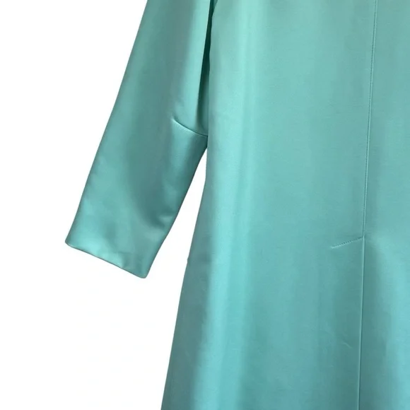 London Fog Vintage Aqua Blue/Green Trench Raincoat. Size 8R - Picture 8 of 16